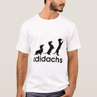 Adidachs Dackel Hund Lover Perfektes Geschenk T-Shirt