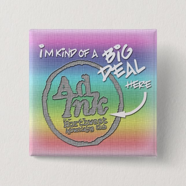 AdInk Sache-Knopf, Hippie-Art Button (Vorderseite)