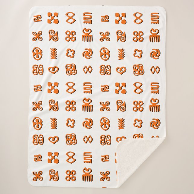Adinkra African Symbols Classic Round Sticker Sher Sherpadecke (Vorderseite)