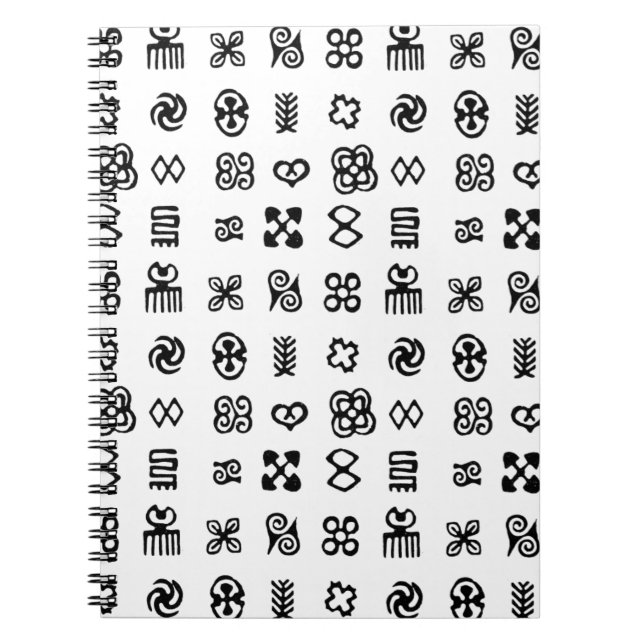 Adinkra African Symbols Notizblock (Vorderseite)