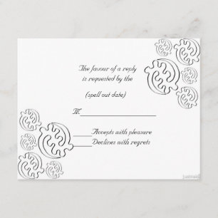 adinkra gye nyame (außer Gott) uAwg III RSVP Karte