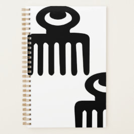Adinkra Notizbuch 2 Planer