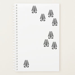 Adinkra Notizbuch 3 Planer
