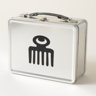 Adinkra (Schönheit) Personalisierte Mittagspause Metall Brotdose