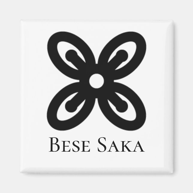 Adinkra Symbols BESE SAKA Sack Kola Nuts Magnet (Vorne)