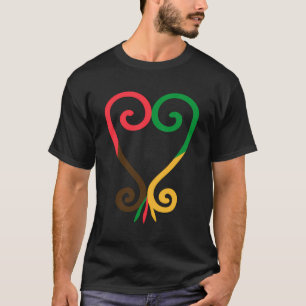 Adinkra Symbols Ghanaische Symbol Adinkra Codes Sa T-Shirt