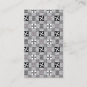 Adinkra westafrikanisches Gewebe Visitenkarte