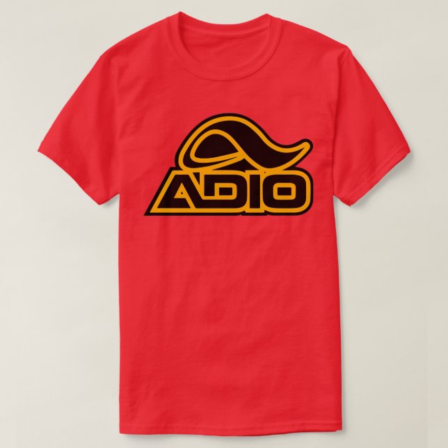 Adio Skateboarding Yellow T-Shirt (Design vorne)