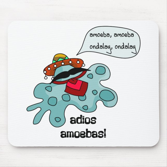 Adios-Amöben Mousepad (Vorne)