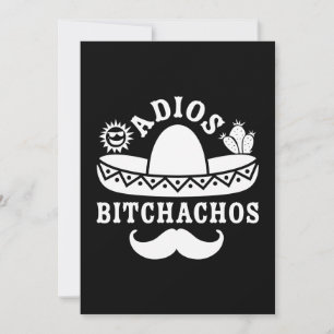 Adios Bitchachos Cinco De Mayo Feiertagskarte