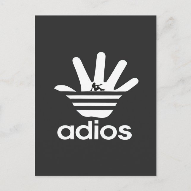 adios postkarte (Vorderseite)