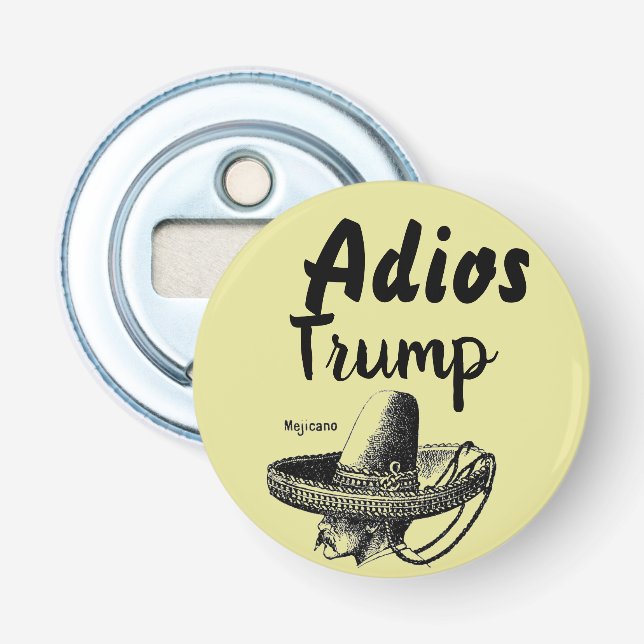 Adios Trump Bottle Opener Flaschenöffner (Vorderseite)