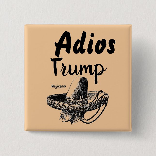Adios Trump Button (Vorderseite)