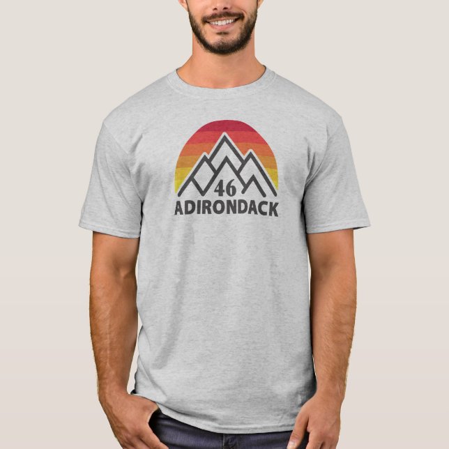 Adirondack 46 Regenbogen T-Shirt (Vorderseite)