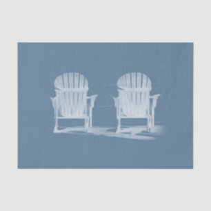 Adirondack Beach Chairs Light Blue White Rustica Seidenpapier