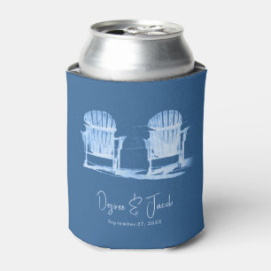 Adirondack Beach Stairs Azure Blue White Wedding Dosenkühler