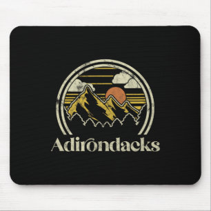 Adirondack-Berge New York Vintage-Wander-Camp Mousepad