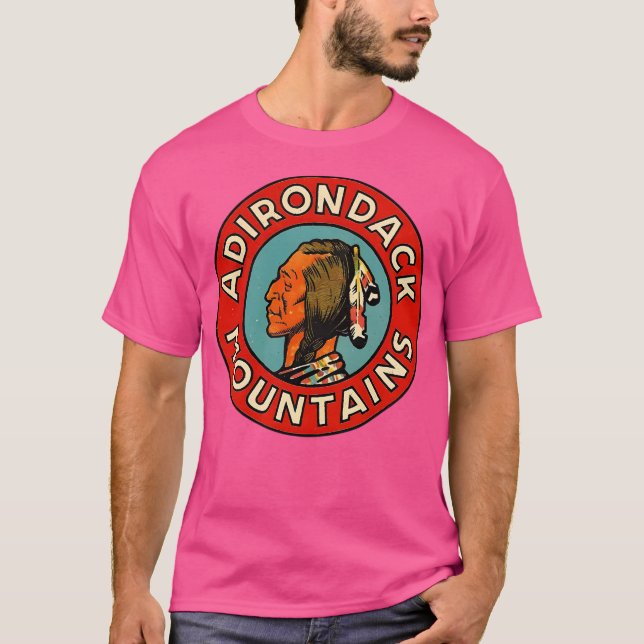 Adirondack Bergsee-Zauber T-Shirt (Vorderseite)