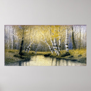 Adirondack Birches Poster