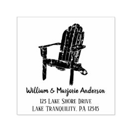Adirondack Chair Illustration Rücksendeadresse Permastempel