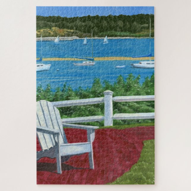 Adirondack Chair Painting 1014 pc Puzzle (Vertikal)