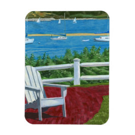 Adirondack Chair Painting Magnet