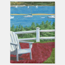 Adirondack Chair Painting Magnet