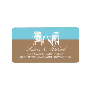 Adirondack Chairs   Anschrift Adressaufkleber