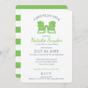 Adirondack Chairs Brautparty Einladung