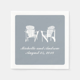 Adirondack Chairs | Hochzeit Serviette
