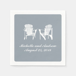 Adirondack Chairs   Hochzeit Serviette