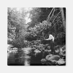 Adirondack Fliegen-Fischen Magnet