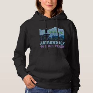 Adirondack Gebirge 46 Hochspitzen Liste Word Cloud Hoodie