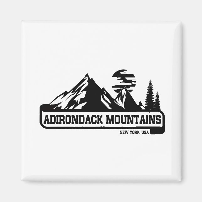 Adirondack-Gebirge Magnet (Vorne)