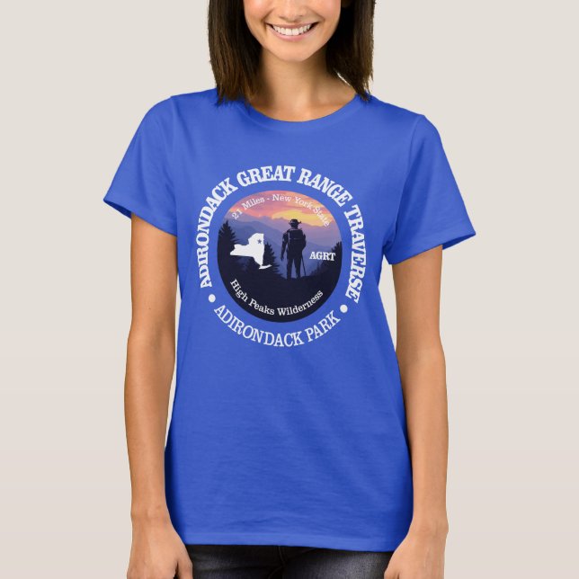 Adirondack Great Range Trail (rd2) T-Shirt (Vorderseite)