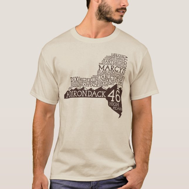 Adirondack High Peaks Long Sleeve T - Shirt (braun (Vorderseite)