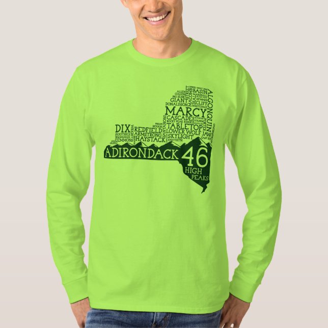 Adirondack High Peaks Long Sleeve T - Shirt (grün) (Vorderseite)