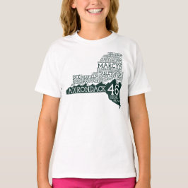 Adirondack High Peaks T - Shirt (grünes Logo)
