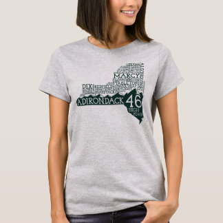 Adirondack High Peaks T - Shirt von Frauen