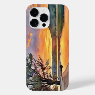 Adirondack Lake Sunrise Phone Case iPhone 14 Pro Max Hülle