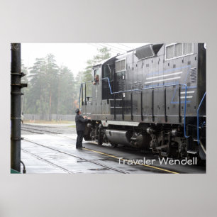 Adirondack Landschaftliche Bahn, Bahnhof Thendara Poster