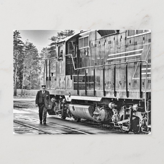 Adirondack, Landschaftlicher Eisenbahnführer Postkarte (Vorderseite)