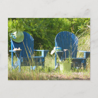 Adirondack Lawn Chairs Postkarte