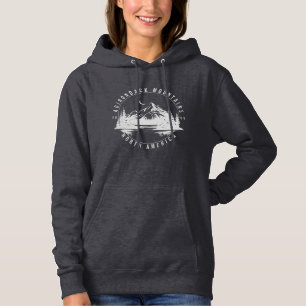 Adirondack Mountains Retro Vintag 2008 Hoodie