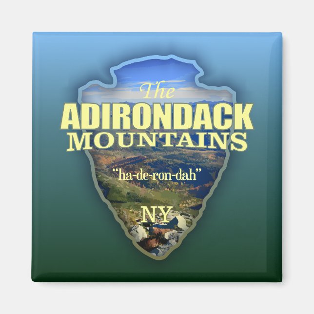 Adirondack Mtns (Pfeilspitzen) Magnet (Vorne)