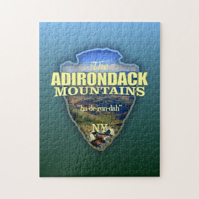 Adirondack Mtns (Pfeilspitzen) Puzzle (Vertikal)