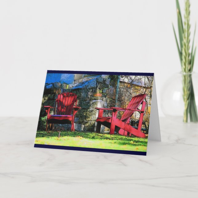 Adirondack Sommer Karte (Vorderseite)