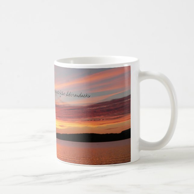 Adirondack Sonnenuntergang Tasse (Rechts)