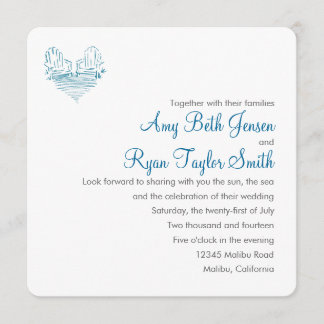 Adirondack-Vorsitzende Hochzeit Einladung