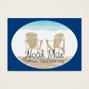 Adirondack Welcome Tag